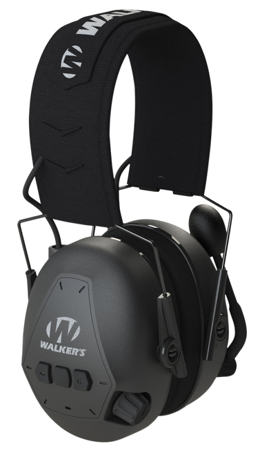 Walker's GWPBTPAS Bluetooth Passive Muff 26 dB Over the Head Black Polymer