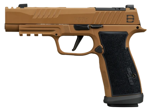 Sig Sauer 365AXGF9DH310 P365 DH3 AXG Compact 9mm Luger 10+1 3.70" Black DLC Barrel, Coyote Cerakote Stainless Steel Lightening Cut/Optic Ready/Serrated Slide, Coyote Cerakote AXG Grip Module, SIG-LOC