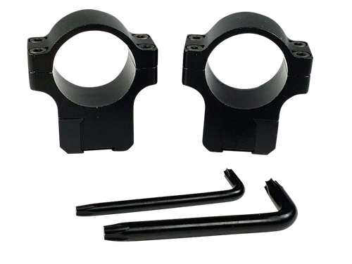 CZ-USA 40086 CZ Rings 457/455  Matte Black 1" Medium