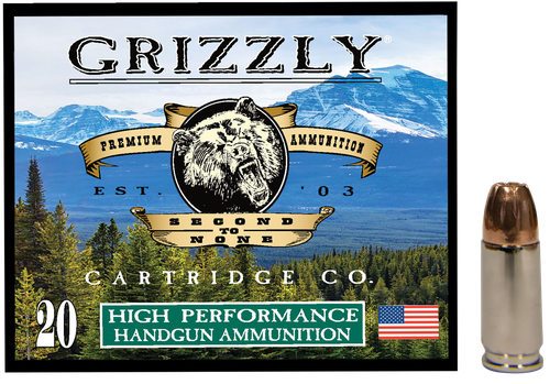 Grizzly Ammo GC9+P+CM99mm+P Luger 115gr Jacketed Hollow Point 20 Per Box/10 Case