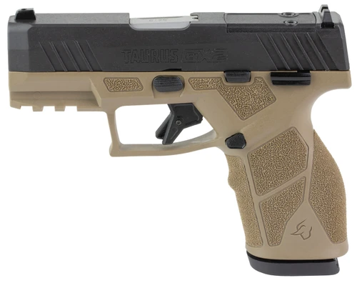 TAU GX2 9MM 3.38 FDE/BLK 13RD TORO