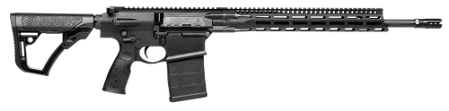 Daniel Defense 0215813210047 DD5 V4 7.62x51mm NATO 18" 20+1 Black Hard Coat Anodized Black Phosphate 6 Position w/SoftTouch Overmolding Stock Black Polymer Grip