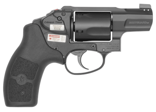 Smith & Wesson 14508 Bodyguard 2.0 w/Laser Small 38 Special +P 5 Shot 1.88" Black Stainless Steel Barrel, Black PVD Cylinder, Black Aluminum Alloy Frame, Black Polymer Grip, Crimson Trace Laser, Conce