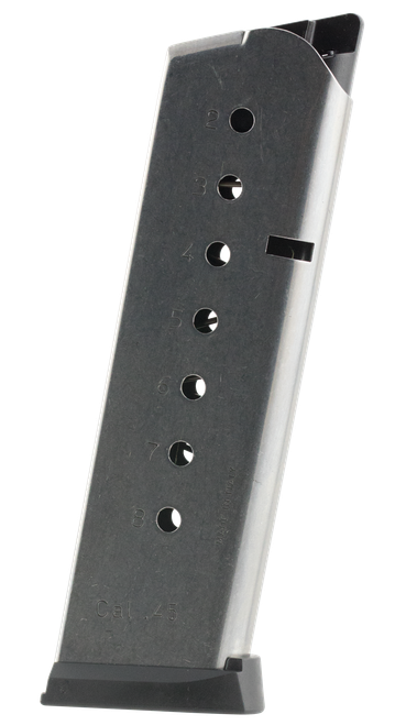 Mec-Gar MGCG4508SPF 1911 Government 8rd 45 ACP, Stainless Steel