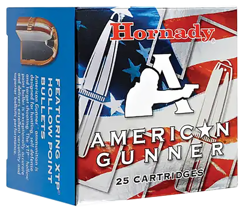 Hornady 90324 American Gunner  38Special 125gr Hornady XTP Hollow Point 25 Per Box/10 Case