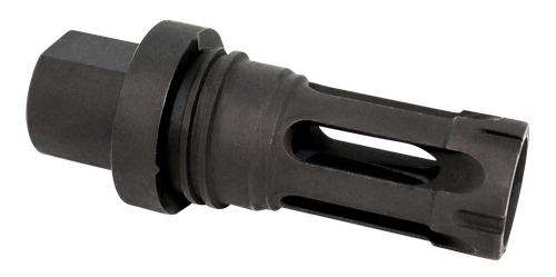Yankee Hill 4302AKA Phantom Q.D. Flash Hider Black Steel with M14x1 LH Threads for 30 Cal AK-Platform