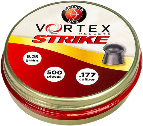 Hatsan USA HA90640 Vortex Strike Pellets 177 Lead Domed 500 Pellets
