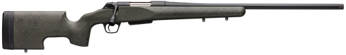Winchester Guns 535732299 XPR SR 6.8 Western Caliber with 3+1 Capacity, 24" Threaded Barrel, Black Perma-Cote Metal Finish & Black Webbed Green Grayboe Renegade Long Range Stock Right Hand (Full Size)