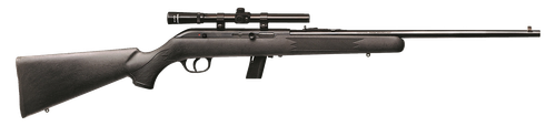 Savage Arms 40000 64 FXP Full Size 22 LR 10+1 21" Matte Black Sporter Barrel, Matte Black Grooved Carbon Steel Receiver, Matte Black Fixed Synthetic Stock, 4x15mm Scope, Right Hand