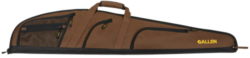 Allen 99452 Daytona Shotgun Case 52" Mocha Brown Endura w/ Black Trim Adjustable Sling, 4 Pockets & Easy Clean Lining