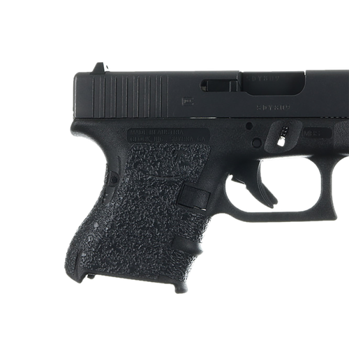 Talon Grips 105R Adhesive Grip  Compatible w/Glock 26/27/28/33/39 Gen3, Black Textured Rubber