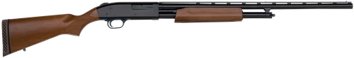 Mossberg 50136 500 All Purpose Full Size 20 Gauge Pump 3" 5+1 26" Blued Vent Rib Barrel, Blued Integral Scope Mount Steel Receiver, Fixed Hardwood Stock, Right Hand, Accu-Set Chokes