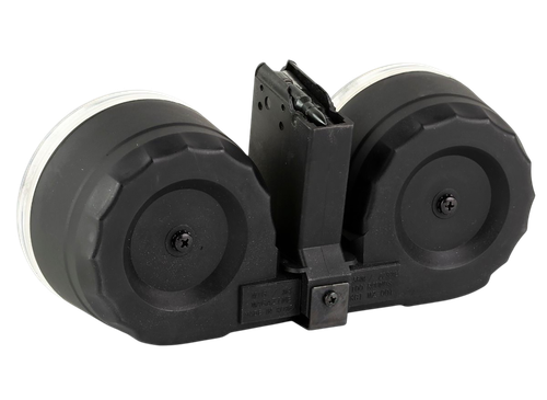 Kci Usa Inc KCIMZ067 AK  100rd Drum 223 Rem/5.56 NATO Fits AK Platform Black