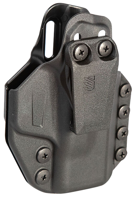 Blackhawk 416076BK Stache  IWB Size 76 Black Polymer Belt Clip Compatible w/Glock 48/S&W Shield EZ9 Ambidextrous