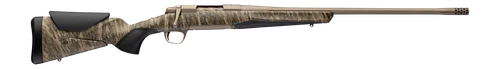 Browning 036146297 X-Bolt 2 Speed Full Size 300 PRC 3+1 26" Smoked Bronze Cerakote Fluted Threaded Barrel, Smoked Bronze Cerakote Steel Drilled & Tapped Receiver, Mossy Oak Bottomland Adj Vari-Tech Sy