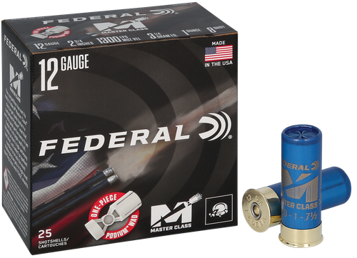 Federal MC12HC18 Master Class  12Gauge 2.75" 1oz 8Shot 25 Per Box/10 Case