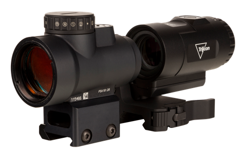 Trijicon 2200057 MRO HD Matte Black 1x/3x 25 mm 2 MOA Red Dot/68 MOA Circle Multi Reticle Magnifier