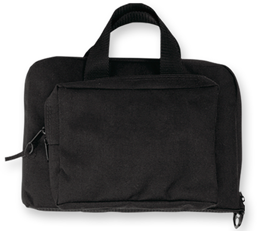 Bulldog BD915 Deluxe Mini Range Bag Black Water-Resistant Outer Shell, Inside Ammo & Magazine Pockets, Outer Storage Pockets