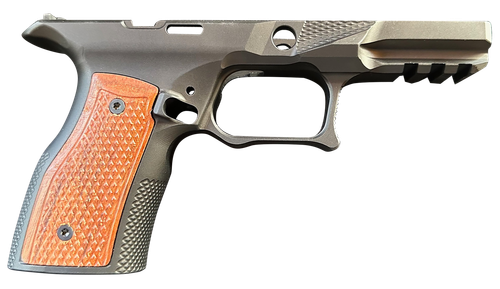 Sharps Bros SBGM16 Echelon Grip Module Black Anodized 7075 Aluminum Frame Cherry Grip