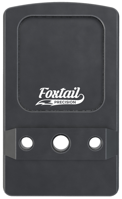 Foxtail Precision 100014 Rear Sight Dovetail Optic Adapter Plate for non MOS Glock  Black Anodized Glock Non MOS