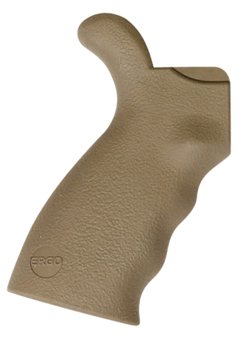 Ergo 4010DE Ergo 2  Made of Suregrip Rubber With Dark Earth Textured Finish for AR-15, AR-10