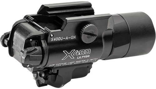 SureFire X400UAGN X400U-A-GN Ultra Black Anodized 1,000 Lumens White LED/Green Laser