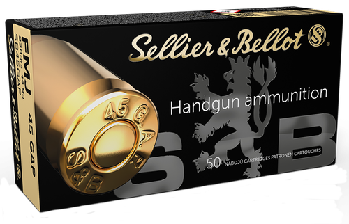 Sellier & Bellot SB45GAP Handgun  45GAP 230gr Full Metal Jacket 50 Per Box/20 Case