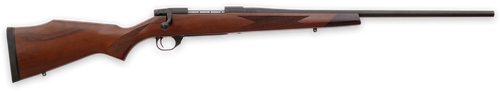 Weatherby VDT222RR4T Vanguard Sporter Full Size 22-250 Rem 5+1 24" Bead Blasted Blued #2 Threaded Barrel, Matte Blued Drilled & Tapped Steel Receiver, Grade A Turkish Walnut Monte Carlo Stock