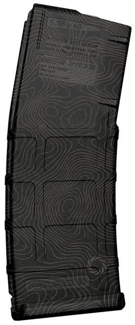 Weapon Works 228053 PMAG GEN M2 MOE 30rd Fits AR/M4 Laser Topo Polymer