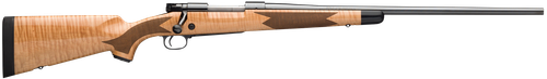 Winchester Repeating Arms 535218220 Model 70 Super Grade 308 Win Caliber with 5+1 Capacity, 22" Barrel, High Polished Blued Metal Finish & Gloss AAA Maple Stock Right Hand (Full Size)