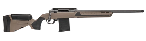 Savage Arms 32670 110 Core Tactical 6mm Creedmoor 10+1 20" Medium Heavy Fluted Barrel, Arca Rail Forend, Coyote Tan AccuStock w/AccuFit V2 Synthetic Stock, Right Hand