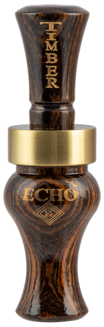 Echo Calls 78015 Timber  Single Reed Mallard Hen Sounds Attracts Ducks Brown Bocote Timber