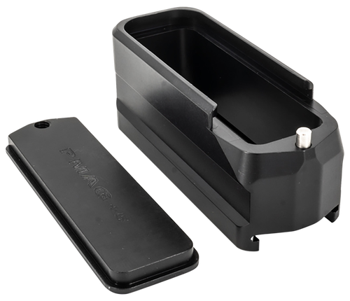 Shield Arms SAMEPMAG5BLK Magazine Extension  5rd Compatible w/ Magpul PMAG Gen M3 Black Anodized Aluminum