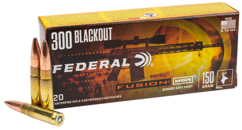Federal F300BMSR3 Fusion  300Blackout 190gr Bonded Soft Point 20 Per Box/10 Case