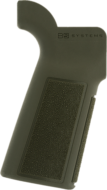 B5 Systems PGR1134 Type 23 P-Grip  OD Green Polymer, Aggressive Textured, Fits AR-Platform