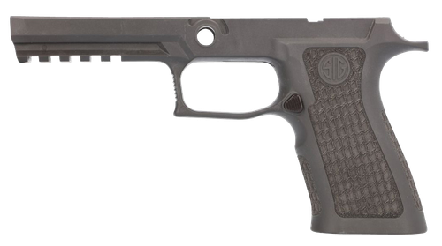 Sig Sauer 8901005 Grip Module  Laser Stippled Tungsten Gray Polymer Fits Sig P320