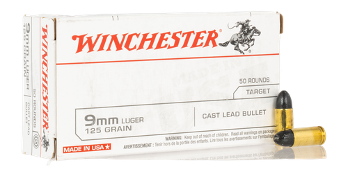 WIN USA9MM125 9MM USA TARGET CLB 125GR   50/10