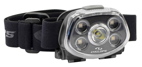 Cyclops CYCHLFXP XP Force  15/350 Lumens Red/Green/White Cree LED Bulb Black