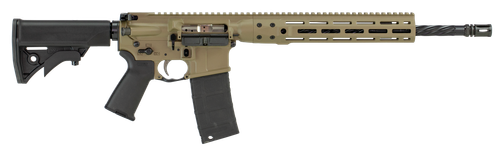 LWRC ICDIR5CK16ML Individual Carbine Direct Impingement 5.56x45mm NATO 30+1 16.10" Barrel, Exclusive Flat Dark Earth Anodized Receiver, A2 Flash Hider, 6 Position Stock, Magpul MOE Grip, Optics Ready