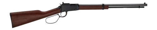 Henry H001TR22M Frontier Carbine 22 WMR 10+1 16.50" Blued Octagon Barrel, Black Aluminum Grooved Receiver, American Walnut Straight Grip Stock