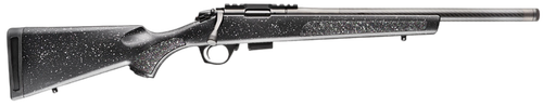Bergara Rifles BMR004 BMR Carbon Fiber Full Size 22 WMR 5+1/10+1 20" Matte Blued Carbon Fiber/Steel Threaded Barrel & Drilled & Tapped Steel Receiver, Fixed Black/Gray Speckled Synthetic Stock
