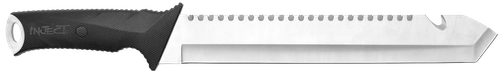 Camillus 19818 Carnivore  12" Silver Ti Bonded 440 SS Blade, Camo ABS Handle, 18" Long  Includes Sheath