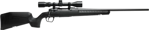 Savage Arms 32006 Axis XP Combo 308 Win 4+1 22" Matte Black Button Rifled Barrel, Matte Black Drilled & Tapped Carbon Steel Receiver, Fixed Sporter Black Synthetic Stock, Weaver 3-9x40mm, Right Hand