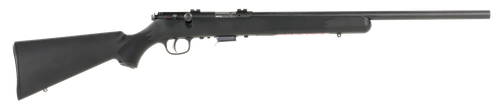 Savage Arms 93200 93 FV Full Size 22 WMR 5+1 21" Matte Black Heavy Barrel, Matte Black Drilled & Tapped Carbon Steel Receiver, Matte Black Fixed Synthetic Stock, Right Hand
