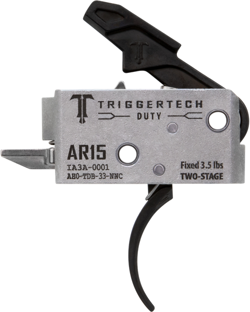 TriggerTech AH0TDB33NNC Duty  Curved Trigger Two-Stage 3.50 lbs Draw Weight Fits AR-15