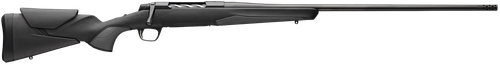 Browning 036003294 X-Bolt 2 Hunter Full Size 6.5 PRC 3+1 24" Matte Black Threaded Sporter Barrel, Matte Black Drilled & Tapped Steel Receiver, Black Adjustable Vari-Tech w/Grip Module Synthetic Stock