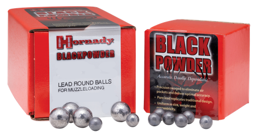 Hornady 6080 Lead Balls  45Cal Lead Ball 100 Per Box/25 Case