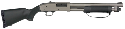 Mossberg 50798 590A1 NFA Pro 12 Gauge 5+1 14" Tungsten Gray Cerakote Barrel & Steel Drilled & Tapped Receiver, Fixed Black Synthetic Stock