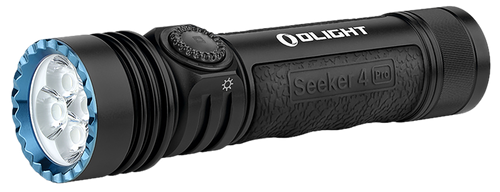 Olightstore Usa Inc SEEKER4PROMTBKCW Seeker 4 Pro  Matte Black 5/50/300/600/1,200/4,600 Lumens White LED