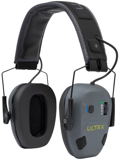 Allen 4171 Bionic Fuse Earmuff Over the Head Slate Gray Bluetooth Enabled